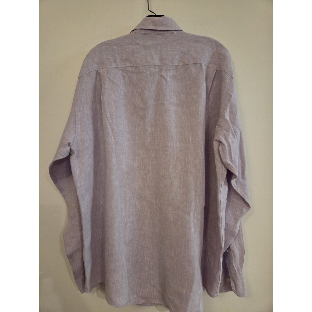 Jos A Bank "reserve" linen button down shirt-size L - Picture 6 of 6